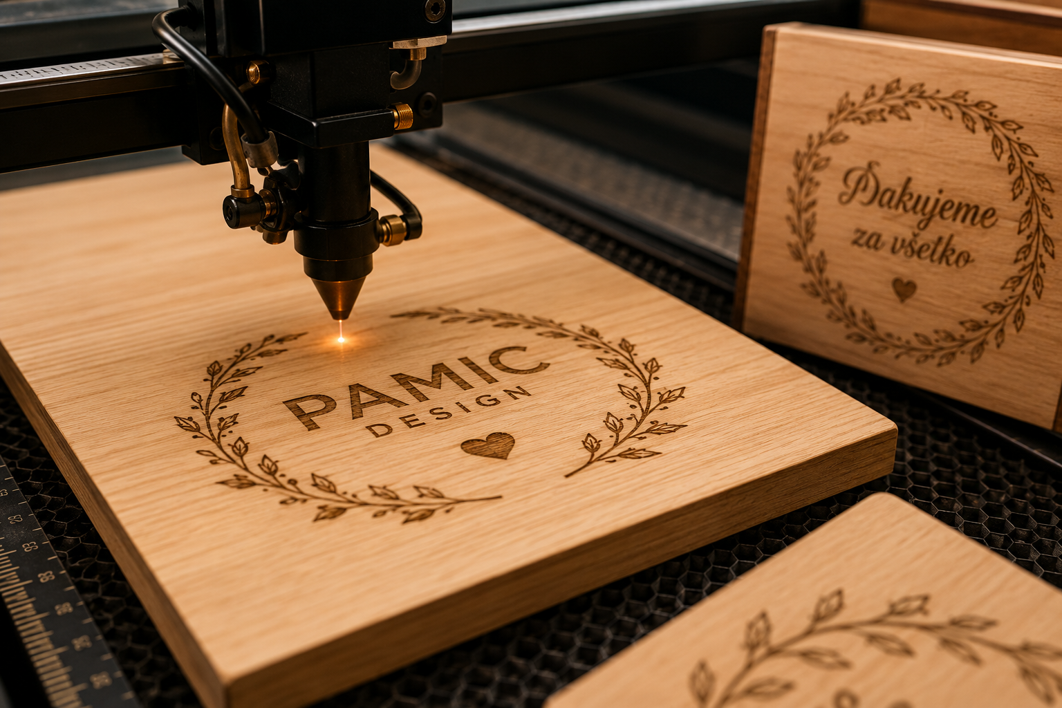 Laserové gravírovanie Pamic Design